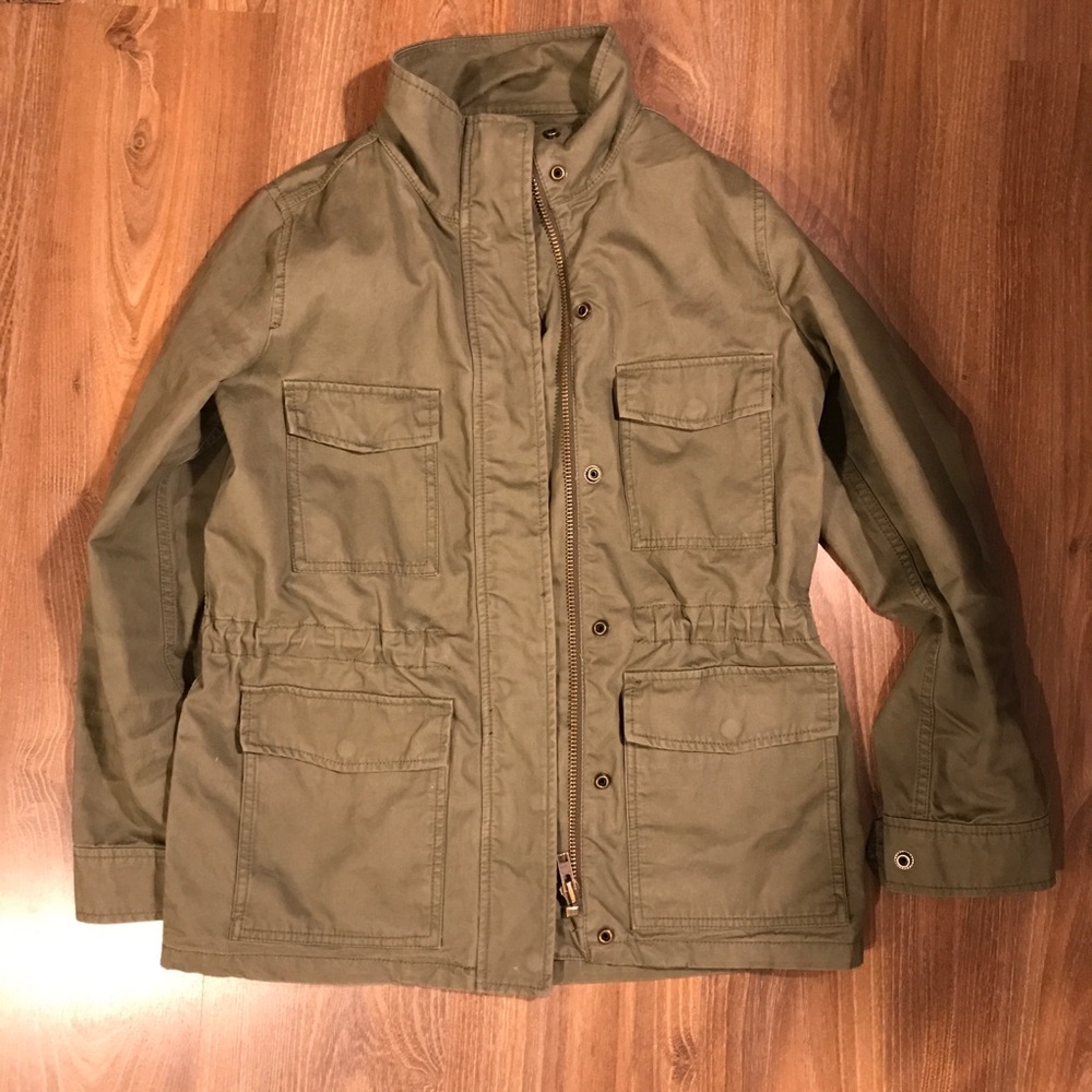 Madewell size xs olive green surplus jacket